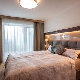 Schlafzimmer Ferienwohnung in Söll am Wilden Kaiser