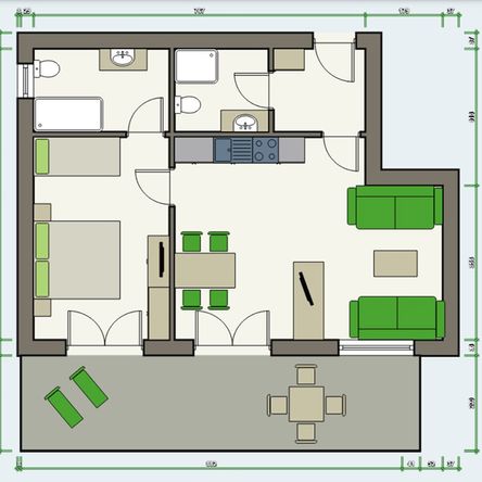 APART deluxe Garten-Suite Top 2 Plan