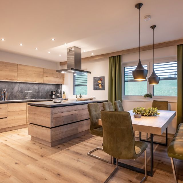 Penthouse Apartement Küche und Essbereich