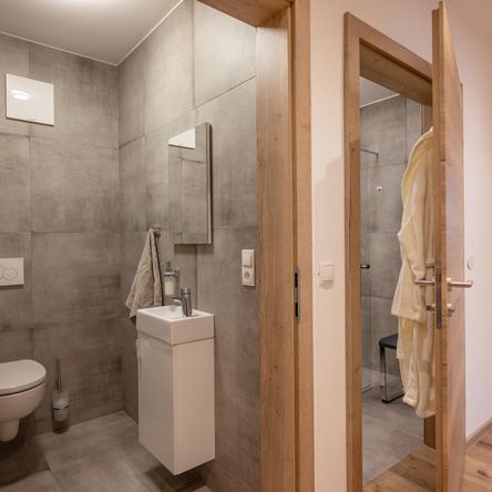 bathroom you will find everything you need as well as a shower with infrared cabin