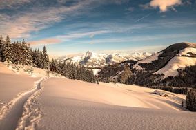 Winter hiking in the Kitzbüheler Alpen