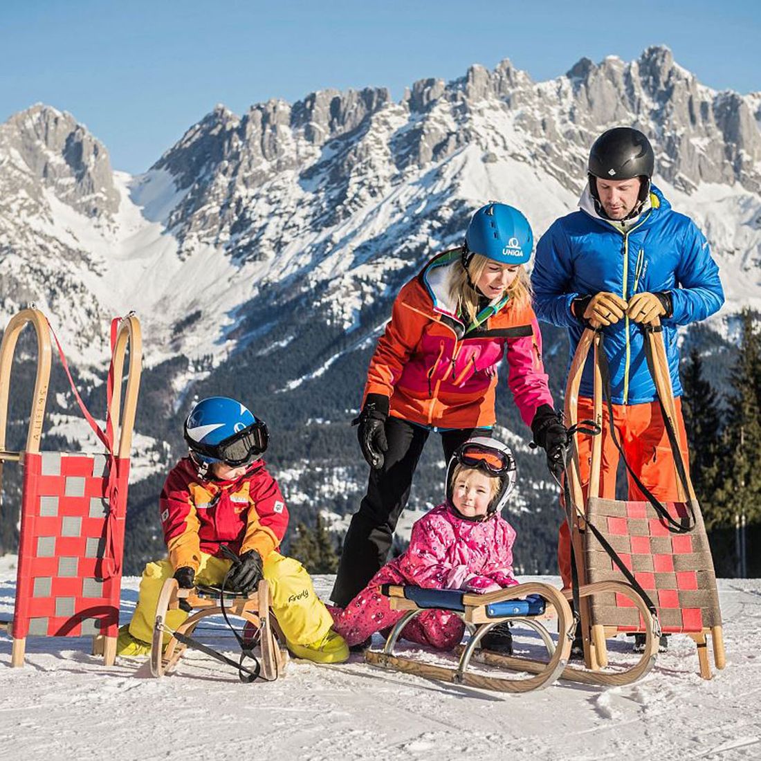 Tobogganing in the ski world