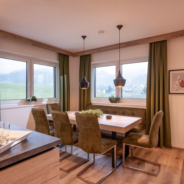 Küche und Wohnraum APART deluxe Wilder Kaiser